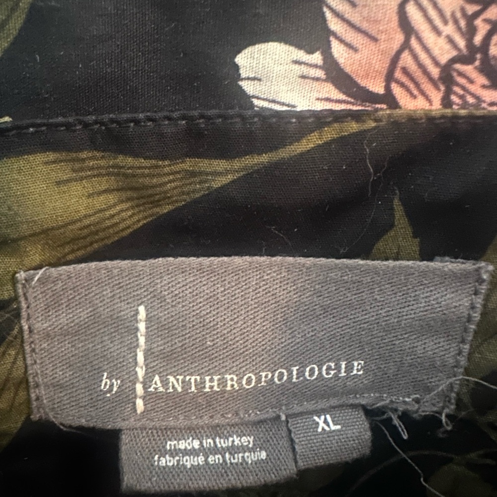 Anthropologie Black Floral Somerset Maxi Dress - Picture 5 of 5